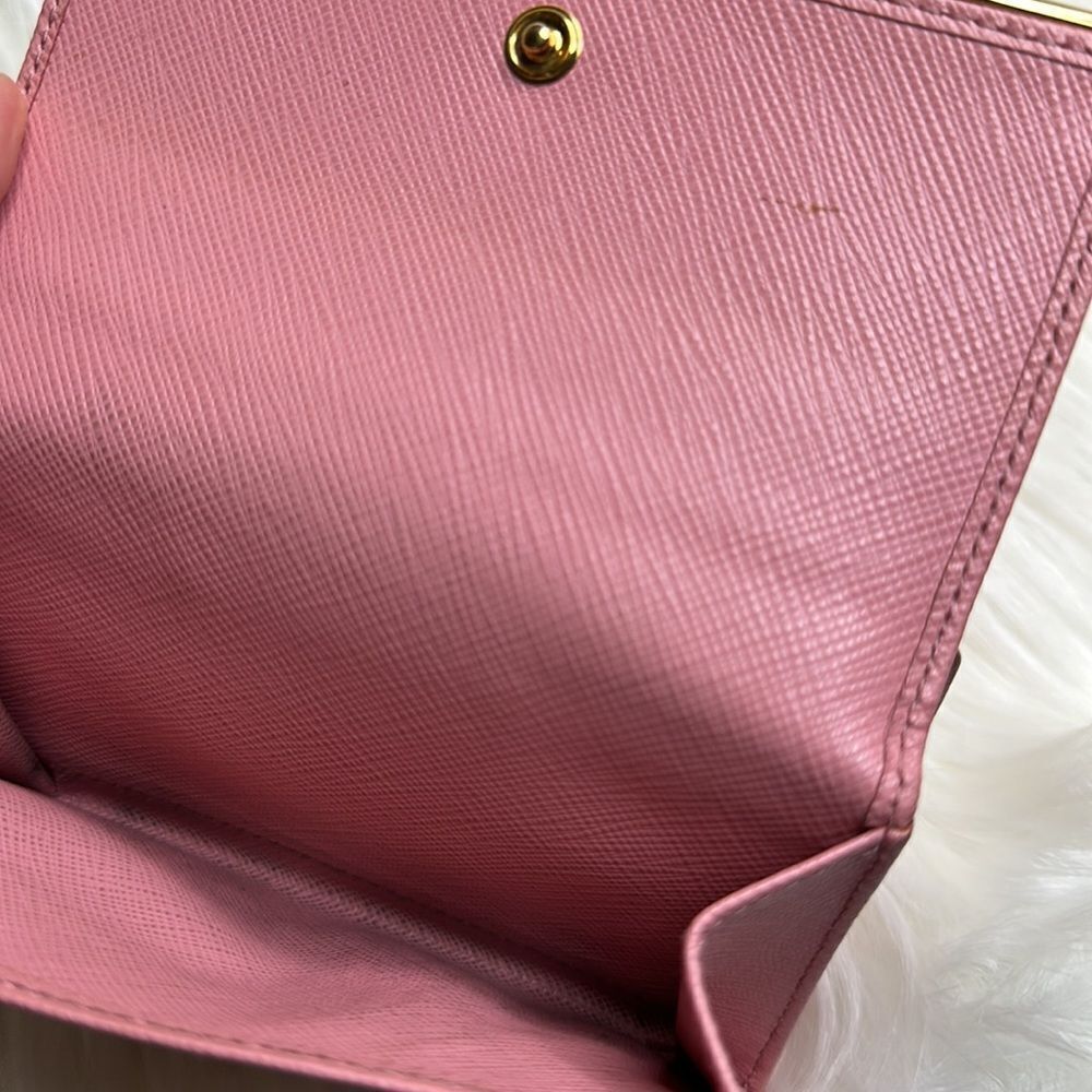 💯Authentic Prada compact Wallet 🍀 - Picture 9 of 15